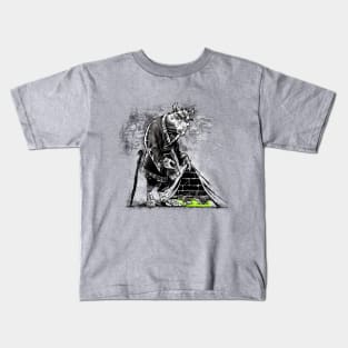 Turtles Behind the Wall Kids T-Shirt